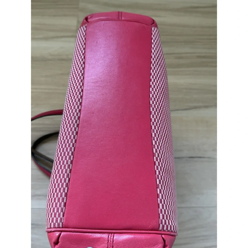Coach Lexy Legacy Bag Magenta Pink